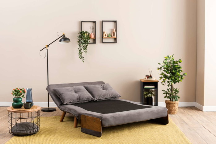 Atelier Del Sofa Cosmo Sofá-Cama de 2 Plazas - Gris
